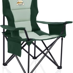 Special Oversized Heavy Duty Camping Chairs 2 Pack, 450 LBS Support Extra Wide Folding Portable Outdoor Chair
