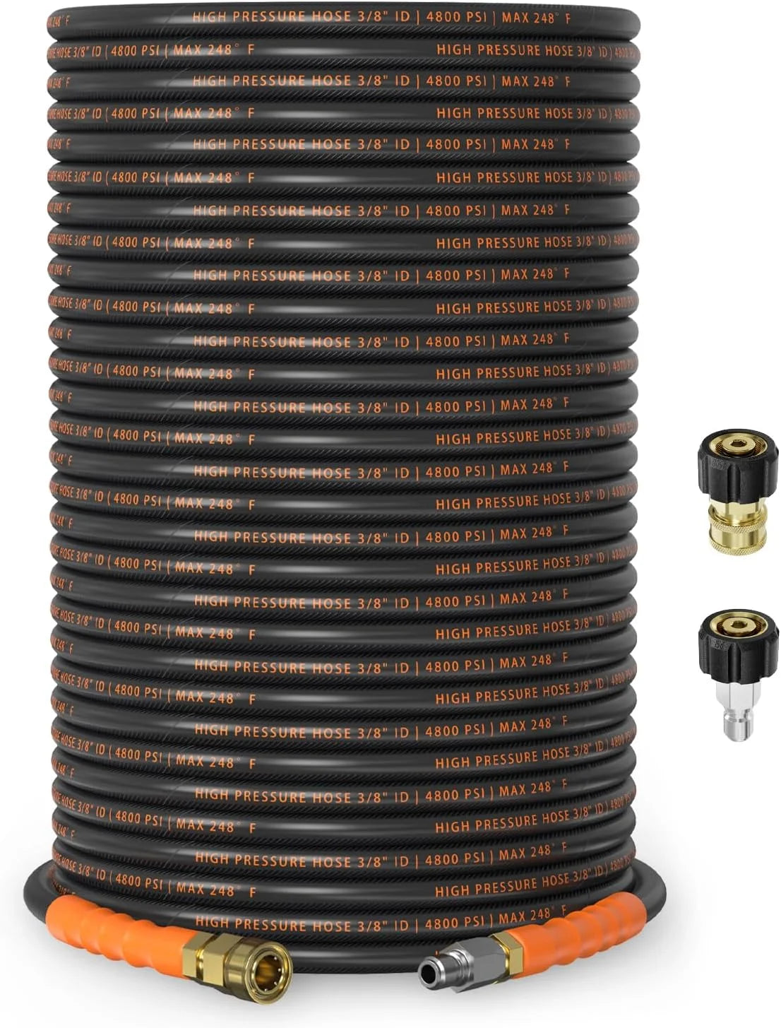 Special 3/8 ID Pressure Washer Hose 50 ft, 4800 PSI Steel-Braided & Durable, Power Washer Hose with Swivel Quick - Image 8