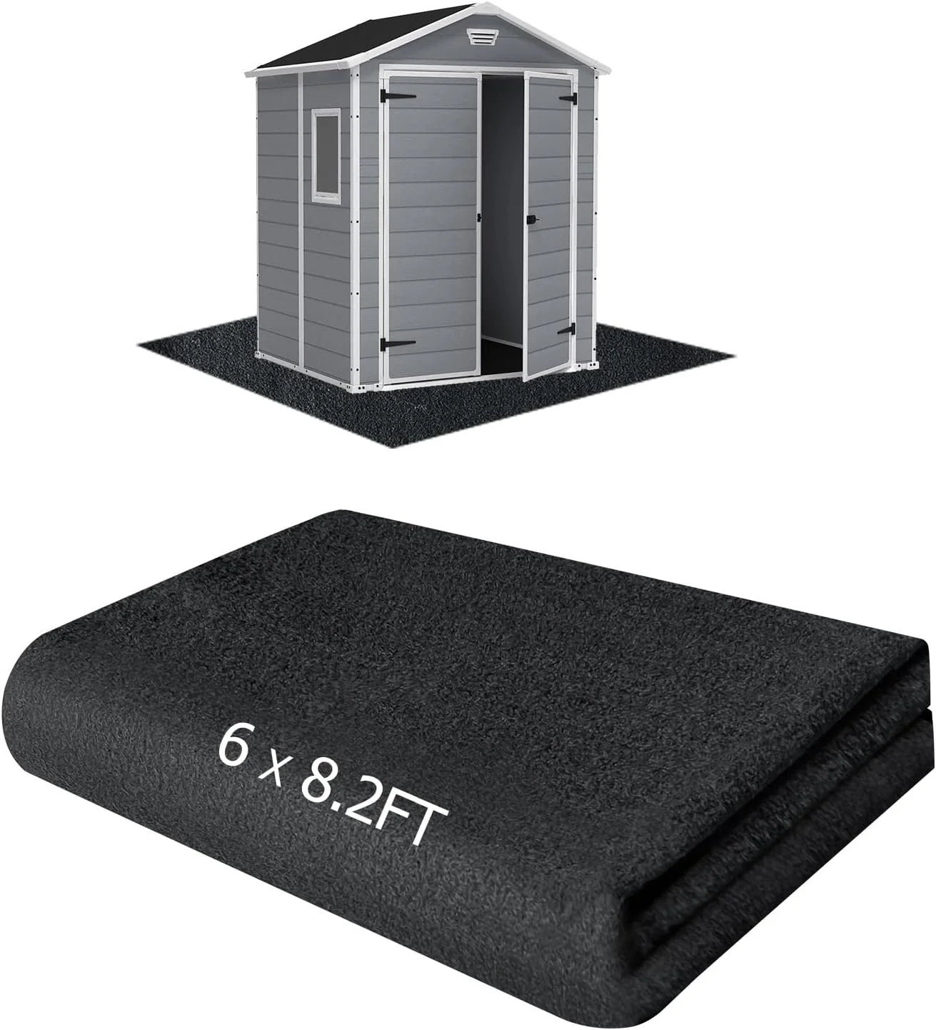 Special 6x4FT Outdoor Storage Shed Floor Mat, Tent Carpet for Camping Furniture - Image 4