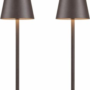 Special Yogaret 4 Pack Gold Rechargeable Led Cordless Table Lamps