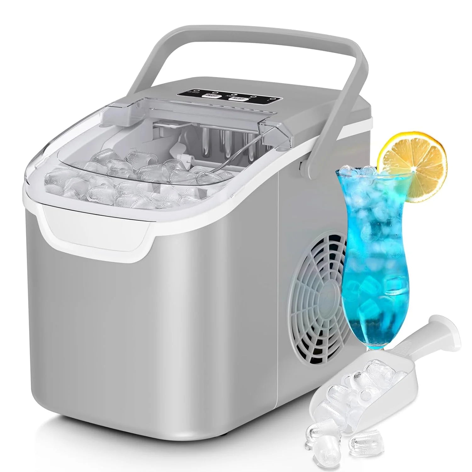 Special Ice Maker Machine, 8 Ice Cubes in 6 mins, 26lb/Day Ice with 2 Sizes- Portable Mini - Image 8