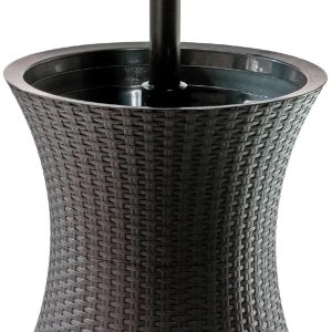 Special Keter Pacific Cool Bar Outdoor Patio Furniture and Hot Tub Side Table with 7.5 Gallon Beer and Wine Cooler