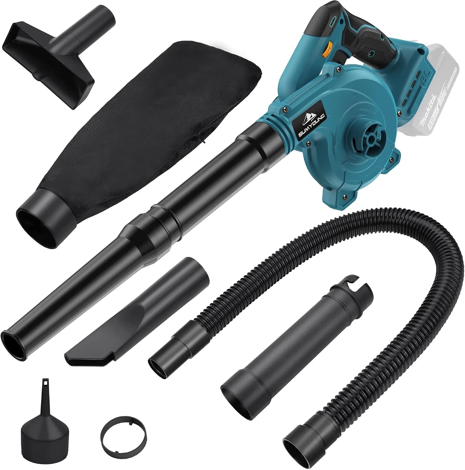 Special Cordless Leaf Blower for Dewalt 20V Battery, Electric Jobsite Air Blower with Brushless Motor - Image 2