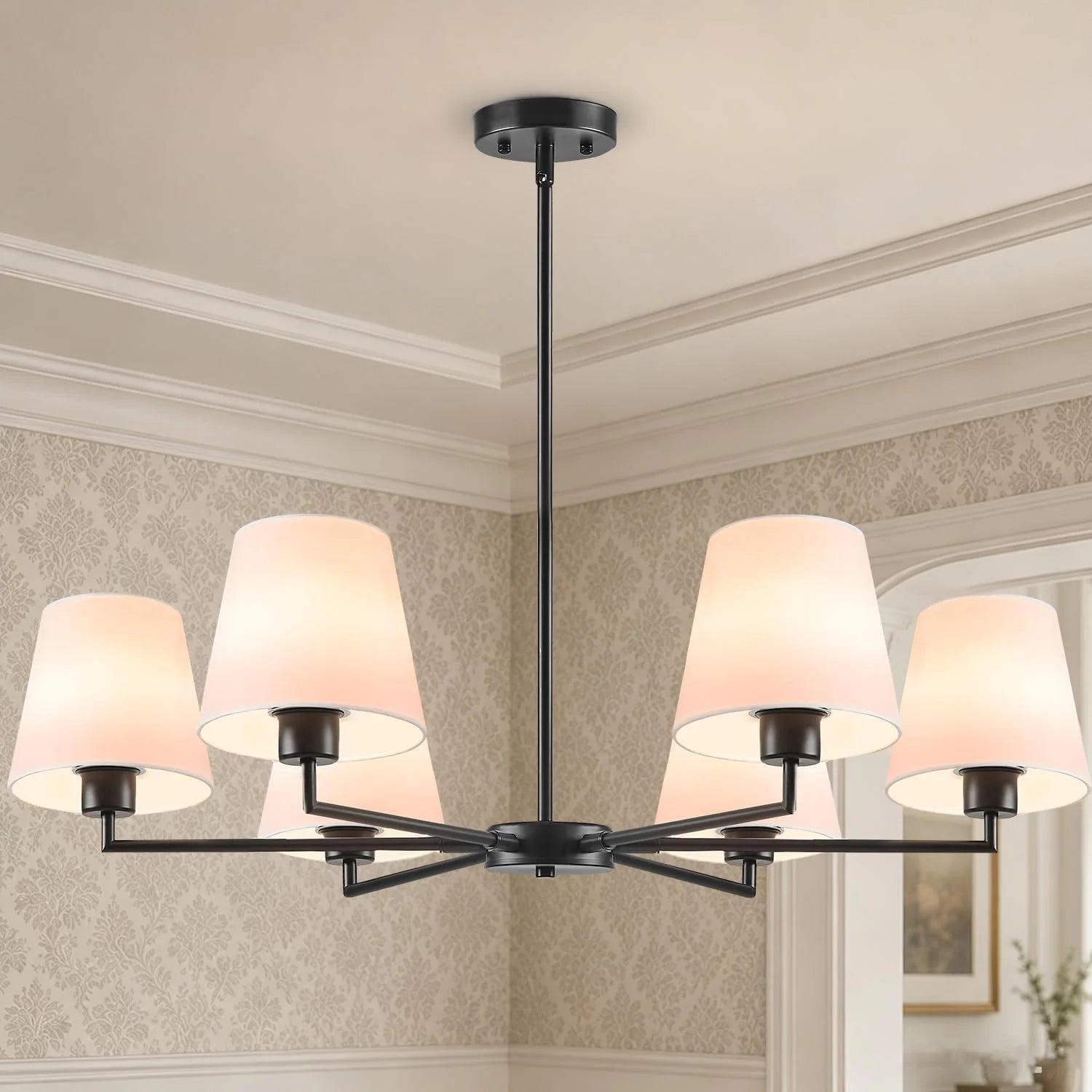Special Gold Chandeliers for Dining Room, 6 Light - Image 4