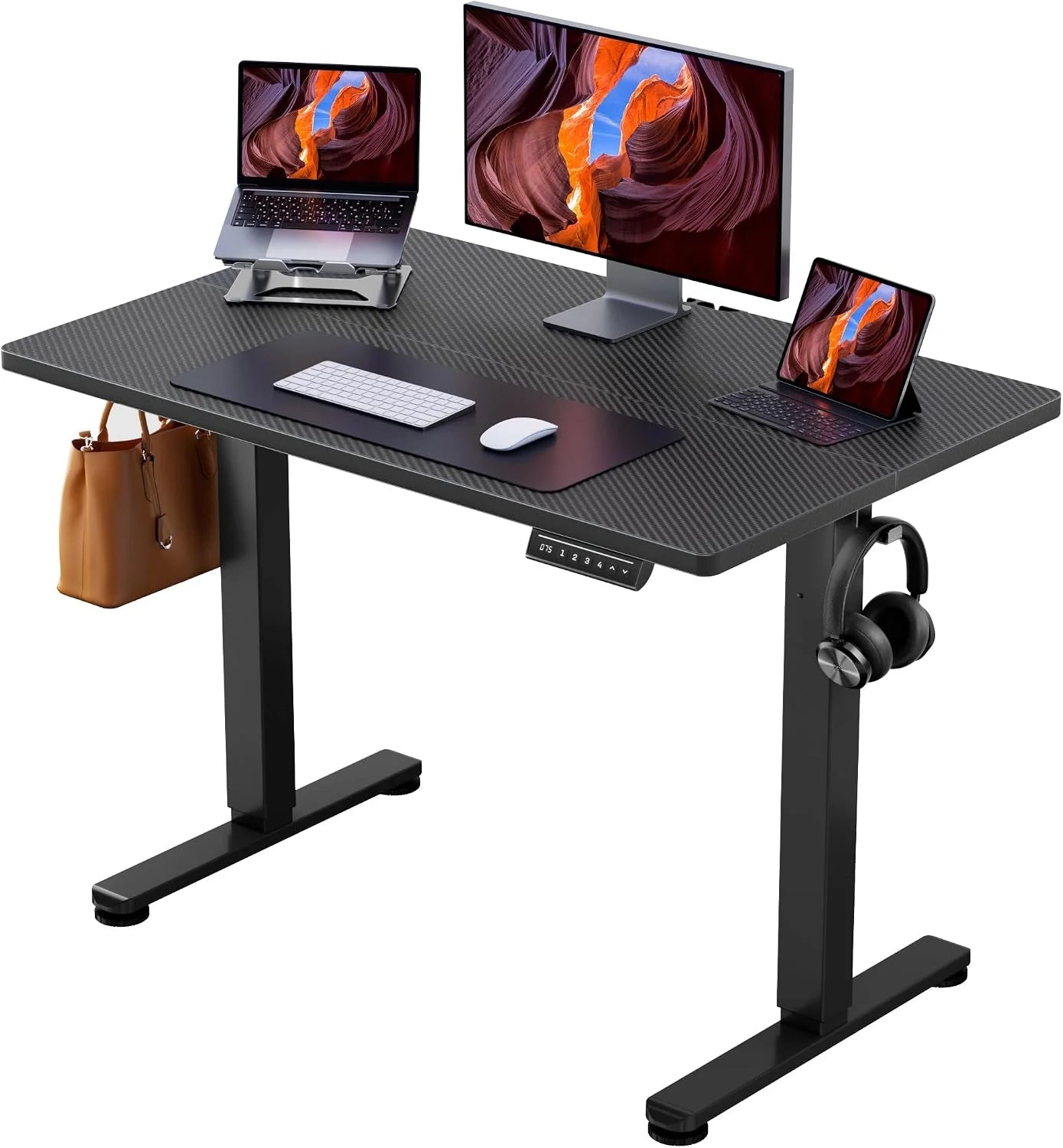 Special Height Adjustable Electric Standing Desk, 48 x 24 Inches Sit Stand up Desk - Image 44