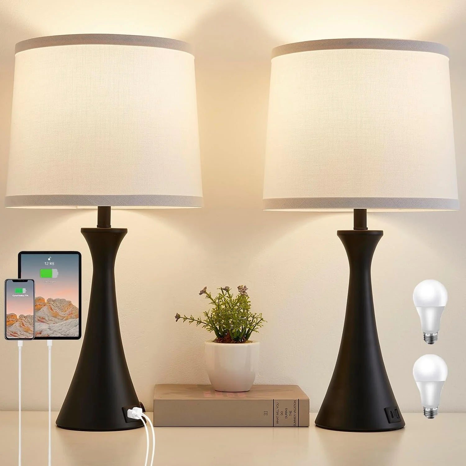Special Hikczc Touch Lamp for Living Room Bedroom, Dimmable, Bulb Included - Image 6