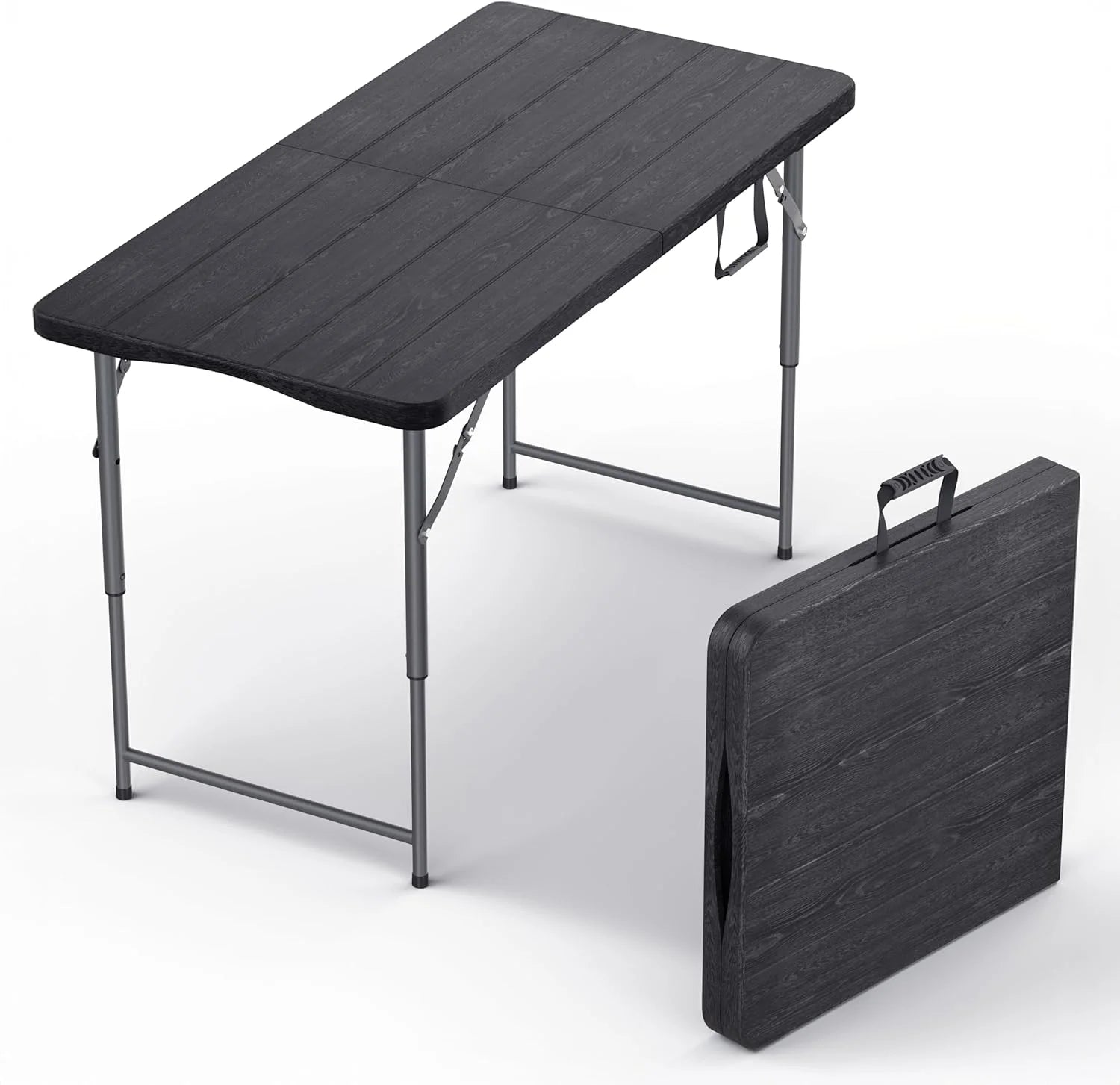 Special Our Modern Space 8 Feet Foldable Table with Built in Handle & Steel Legs, Heavy Duty Portable