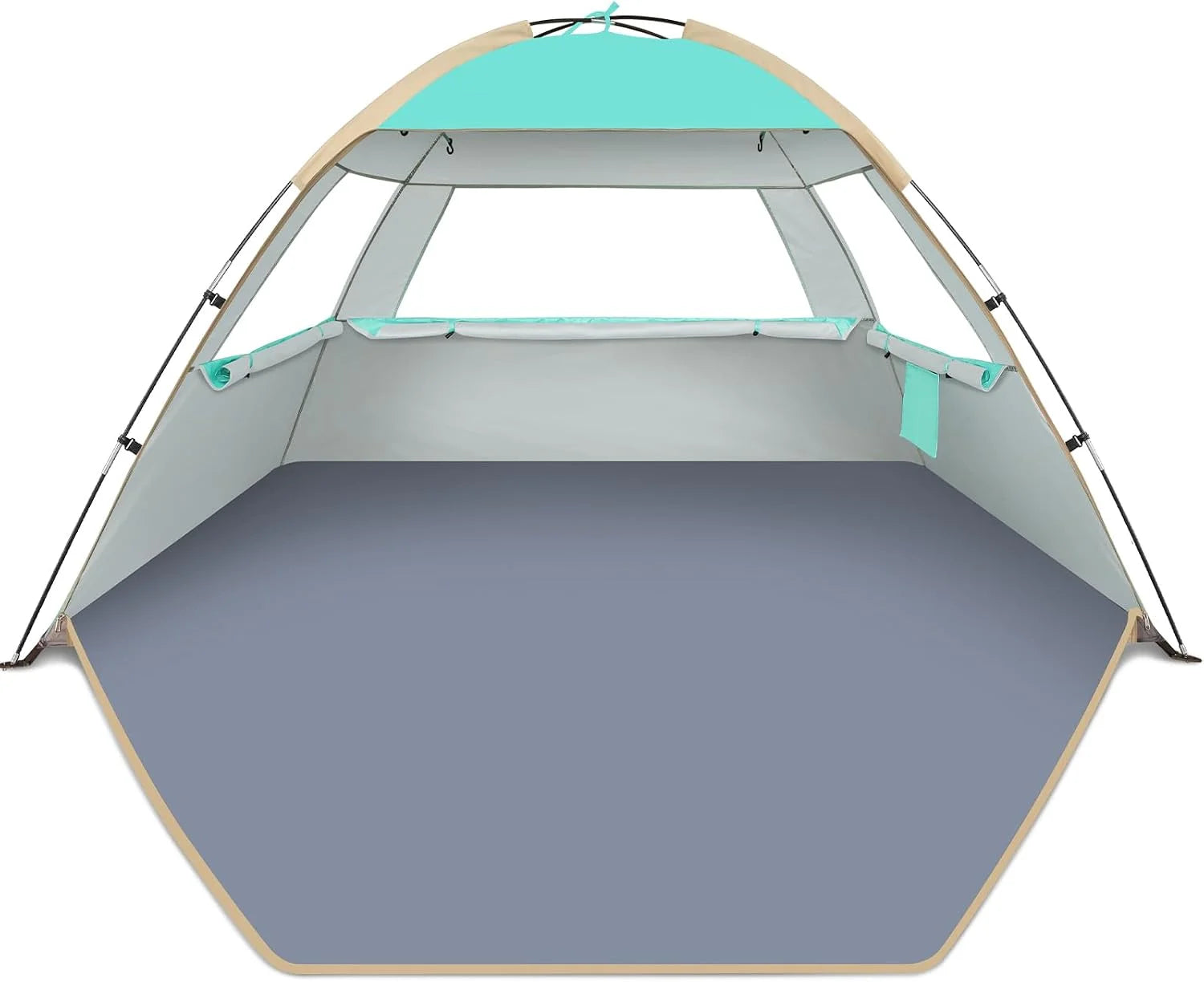 Special Gorich Beach Tent Sun Shelter for 3/4/6/8/10 Person with UPF 50锛?UV Protection, Lightweight & Easy Setup Beach Shade - Image 8