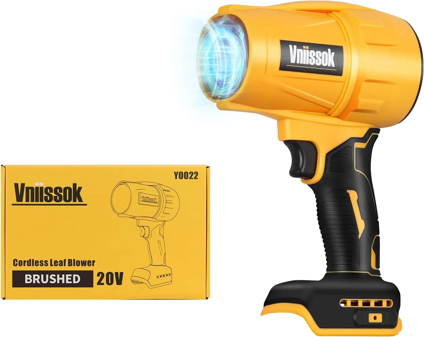 Special Cordless Leaf Blower Dust Blower for DEWALT 20V Battery, High-Speed Motor Handheld Jet Fan Air Blower for Patio Cleaning