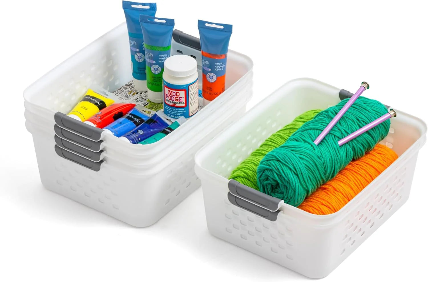 Special Small Plastic Storage Basket, Black, Organize pantry items, office supplies, crafts, accessories, and household - Image 7