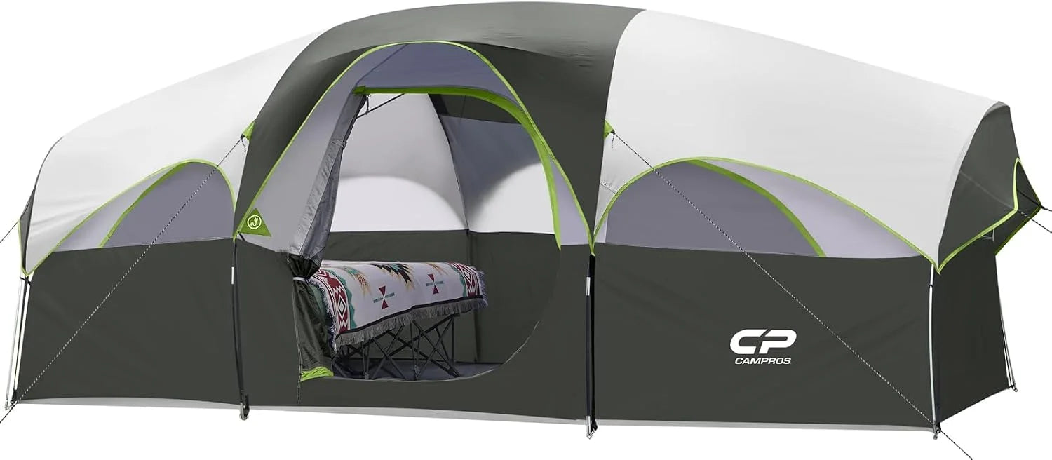 Special CAMPROS CP Tent 8 Person Camping Tents, Weather Resistant Family Tent, 5 Large Mesh Windows - Image 2
