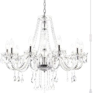 Special Crystal Clear Chandelier 5-Light Pendant Ceiling Lighting Fixture