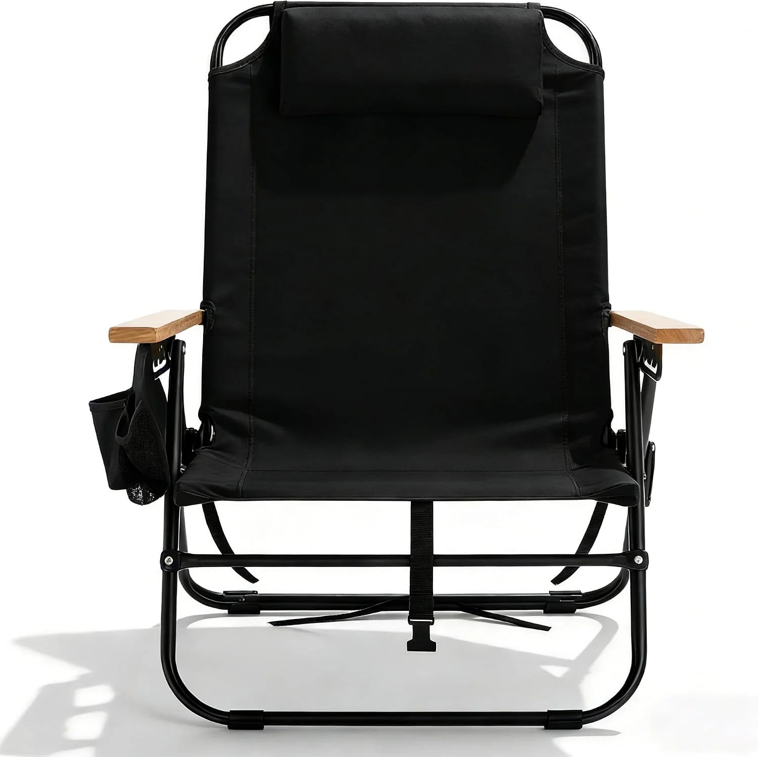 Special Canpsky 2 Pack Premium 5-Position Reclining Camping Chair, Portable Folding Lightweight Outdoor Chair with Wooden - Image 3