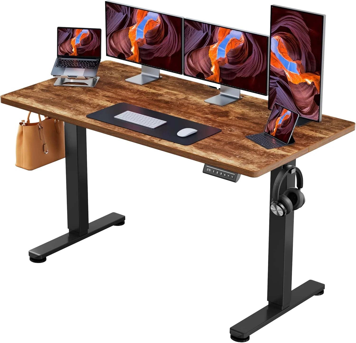 Special Height Adjustable Electric Standing Desk, 48 x 24 Inches Sit Stand up Desk - Image 36