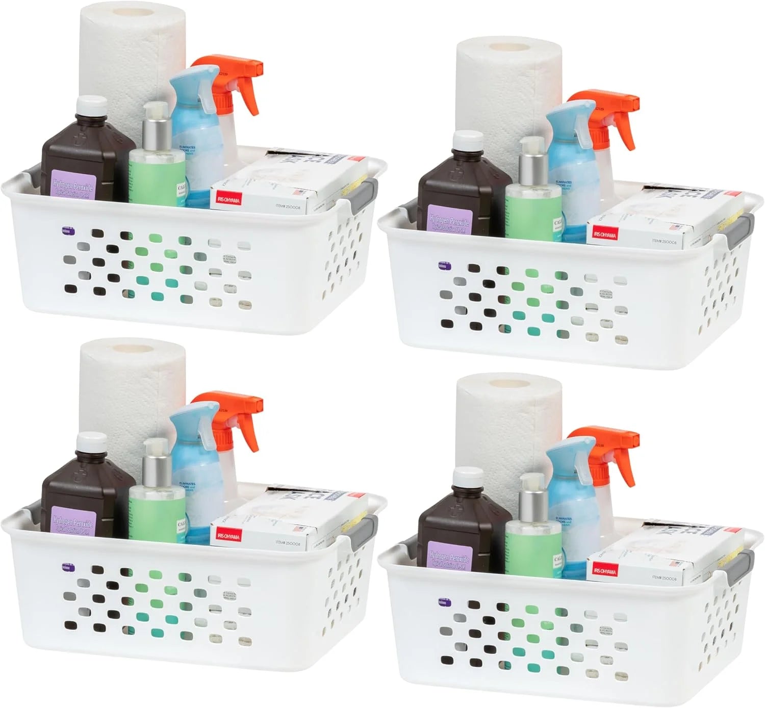 Special Small Plastic Storage Basket, Black, Organize pantry items, office supplies, crafts, accessories, and household