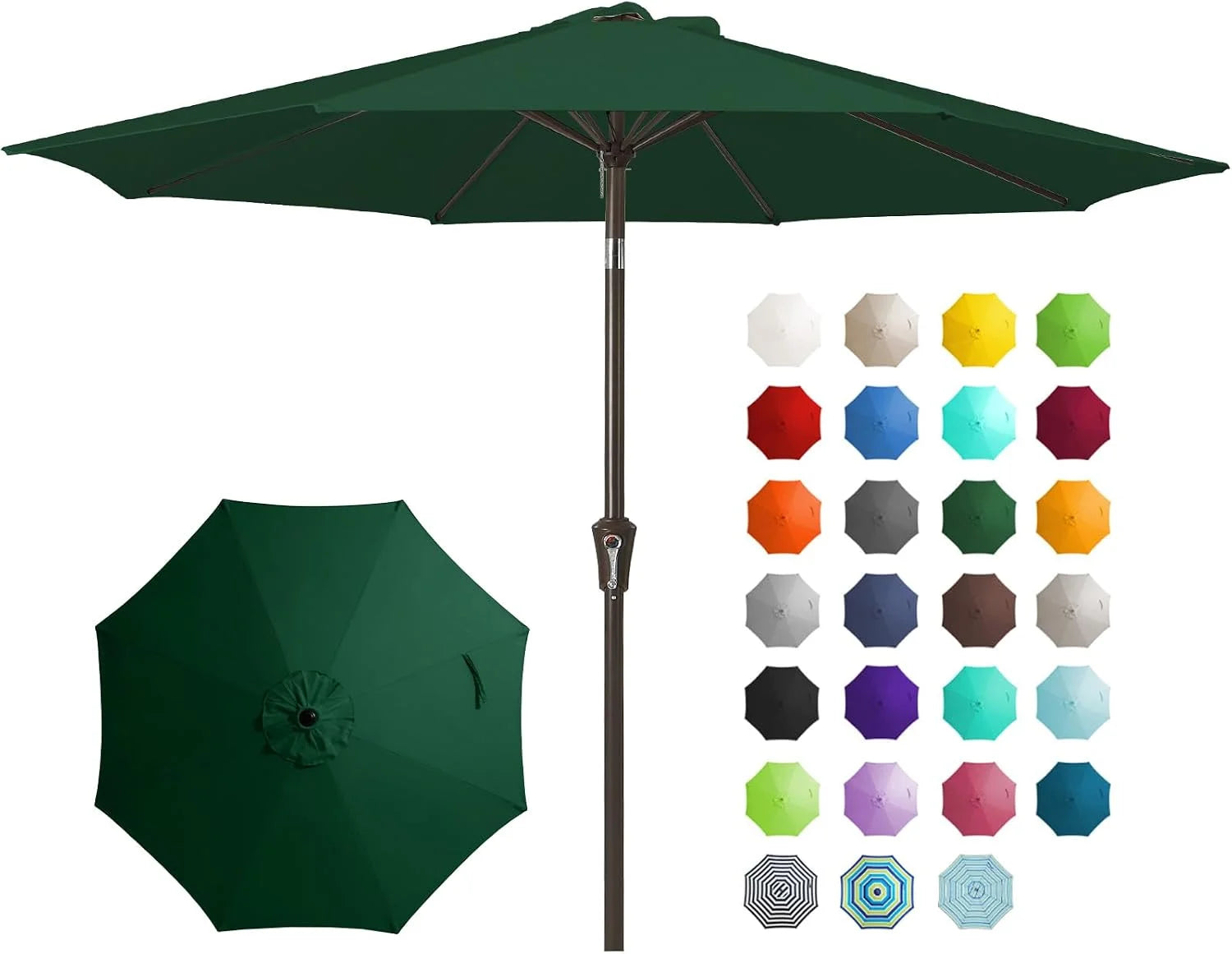 Special 9FT Outdoor Patio Umbrella, Market Umbrella, Beige - Image 17