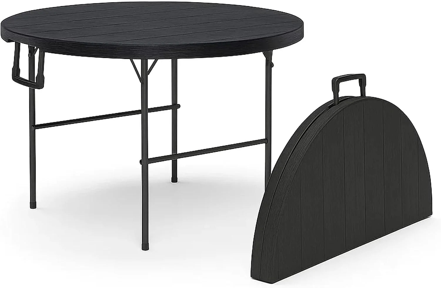 Special Our Modern Space 8 Feet Foldable Table with Built in Handle & Steel Legs, Heavy Duty Portable - Image 10