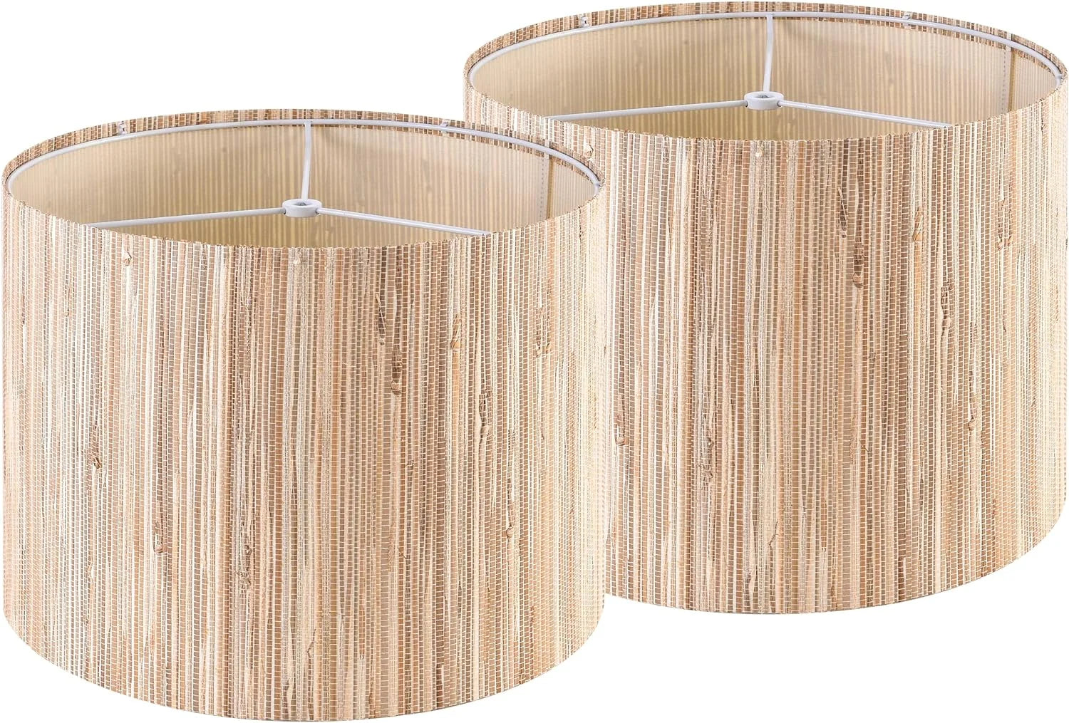 Special GO&SO 13 Drum Boho Lamp Shades Set of 2 Medium, 0.41 Spider Farmhouse Lamp Shade for Small Floor Lamp - Image 27