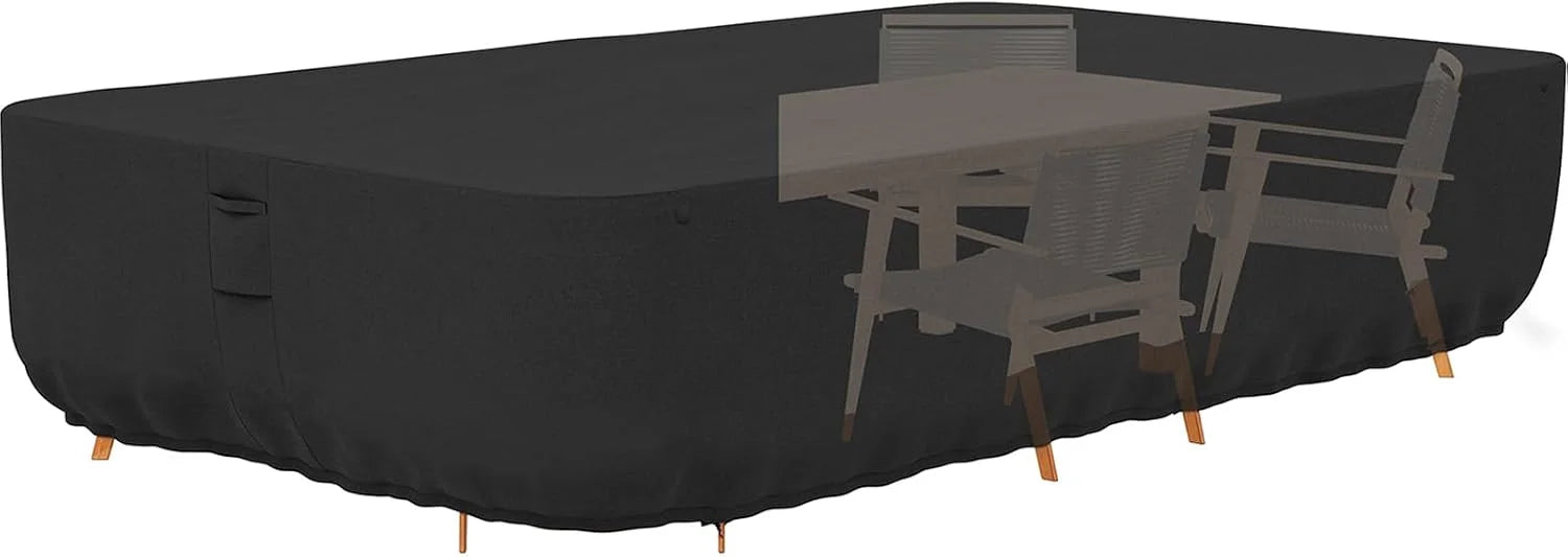 Special Tuyeho 124×84 Heavy Duty 900D Outdoor Patio Furniture Set Cover Waterproof - Image 4