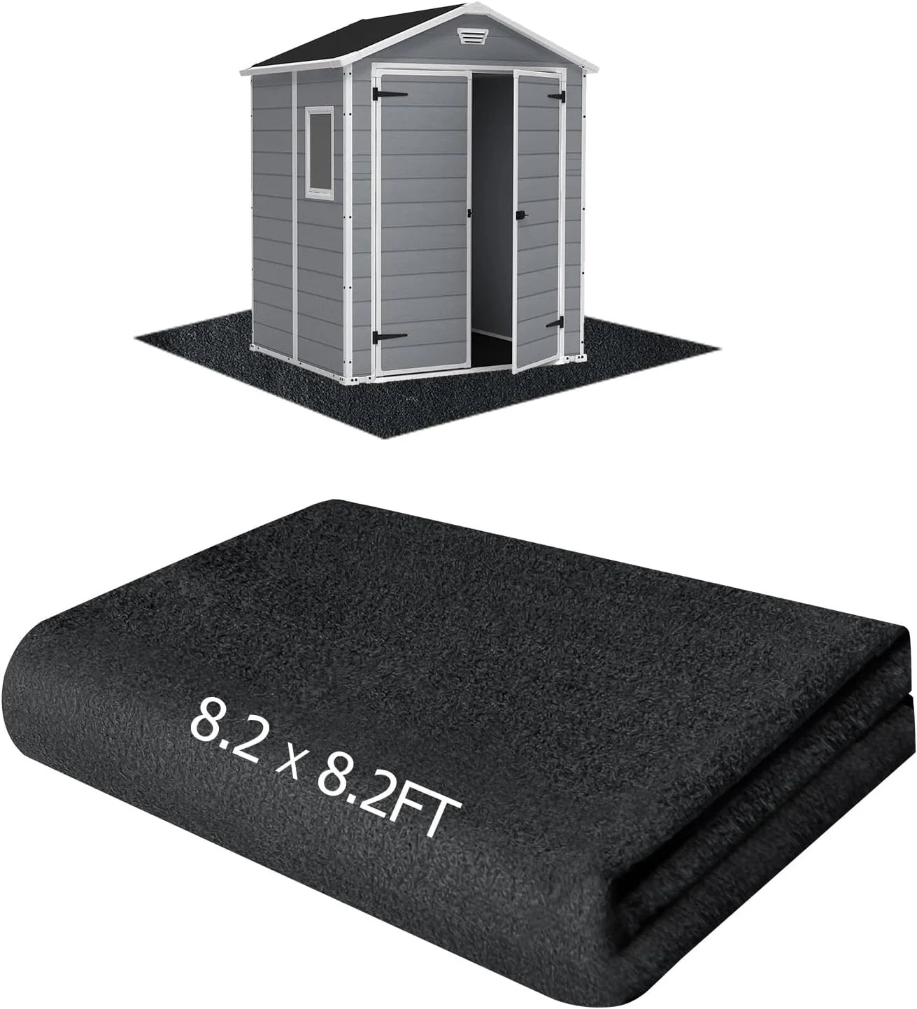 Special 6x4FT Outdoor Storage Shed Floor Mat, Tent Carpet for Camping Furniture