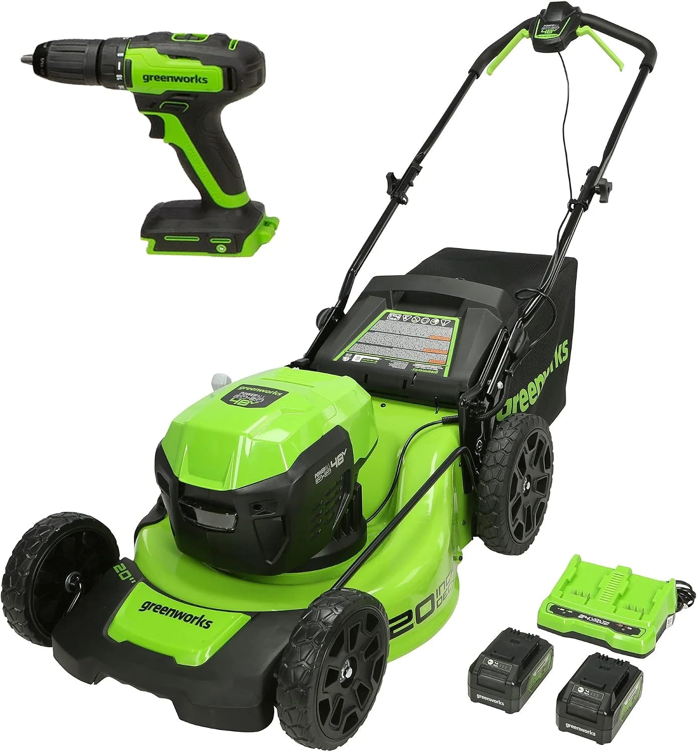 Special 48V 20 in Mower/Blower/Trimmer Kit, (2) 4.0 Ah Battery Kit – For Home Projects - Image 3