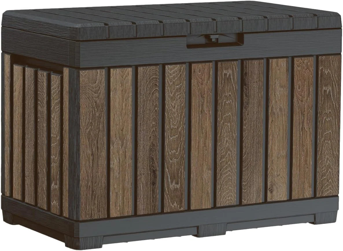 Special Premium Everwood 30 Gal Outdoor Storage Box and Patio Side Table - Image 2