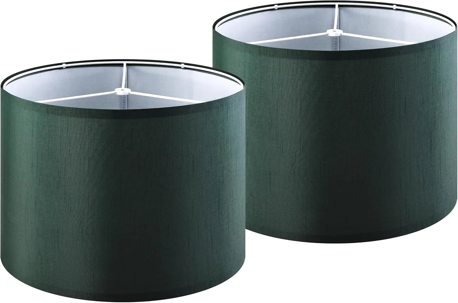 Special GO&SO 13 Drum Boho Lamp Shades Set of 2 Medium, 0.41 Spider Farmhouse Lamp Shade for Small Floor Lamp - Image 17