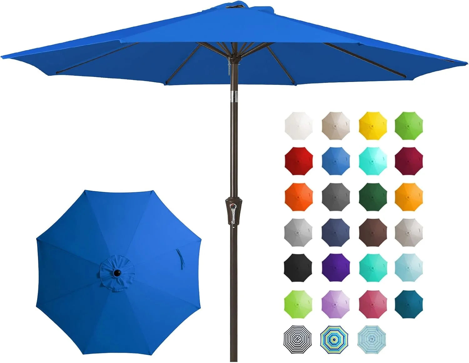 Special 9FT Outdoor Patio Umbrella, Market Umbrella, Beige - Image 19