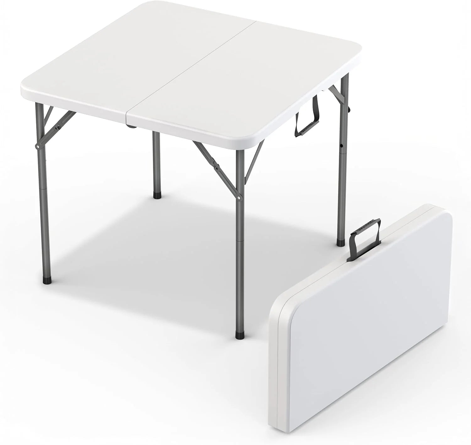 Special Our Modern Space 8 Feet Foldable Table with Built in Handle & Steel Legs, Heavy Duty Portable - Image 7