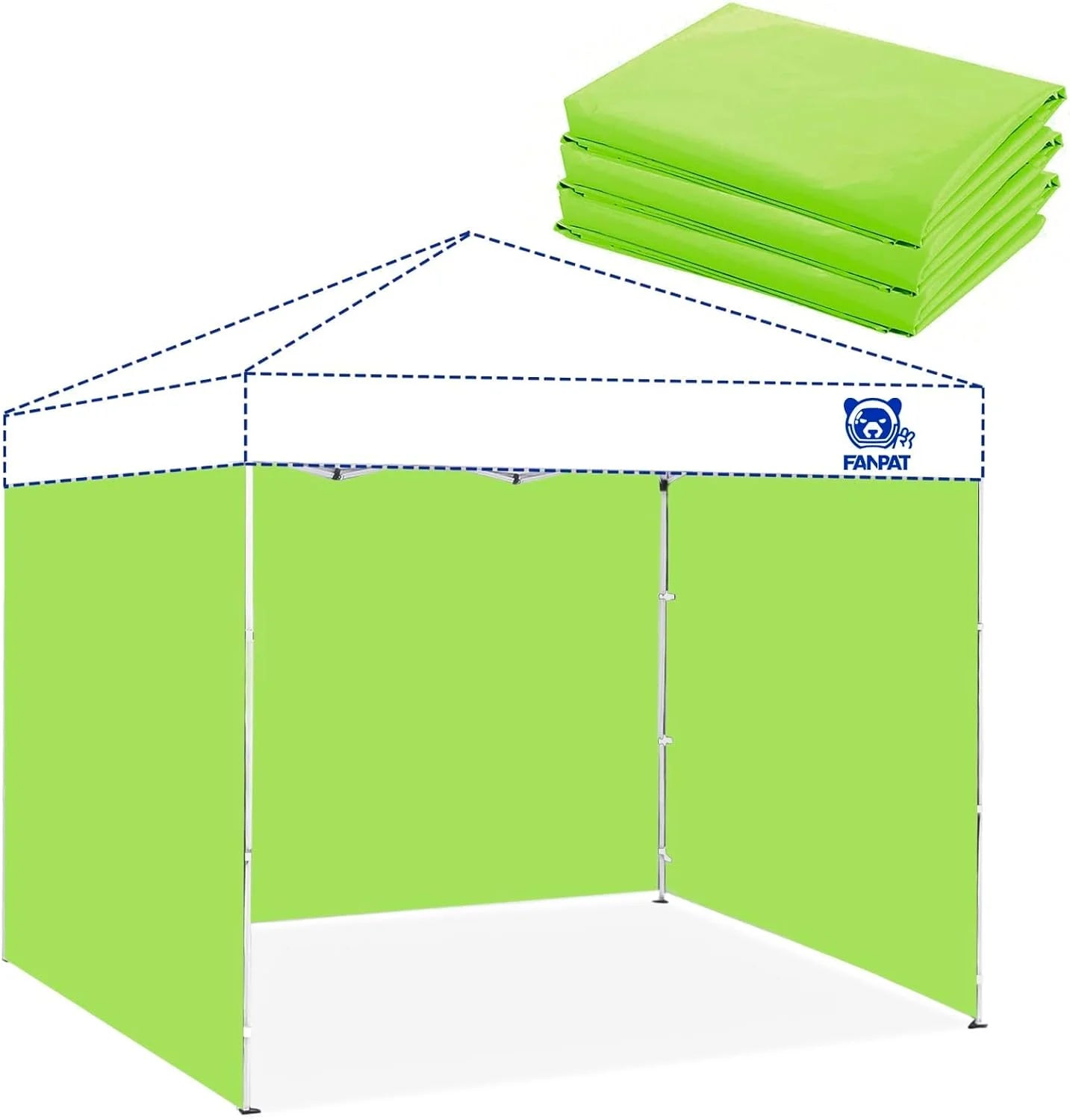 Special 10×10 Canopy Sidewalls for Canopy Frame, White (3Pcs Sidewalls Only) - Image 26