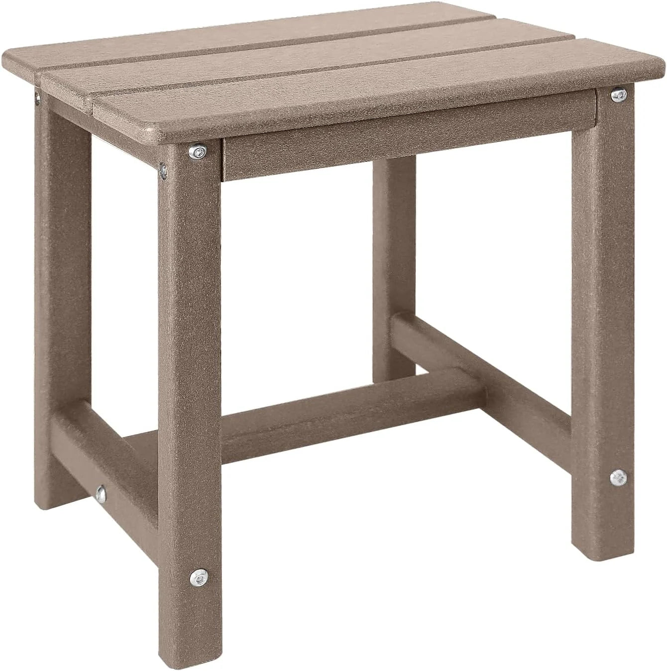 Special Adirondack Square Outdoor Side Table,2-Tier Storage Patio Side Table - Image 19