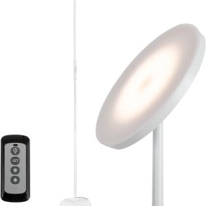 Special LED Torchiere Floor Lamp with Remote, Dimmable