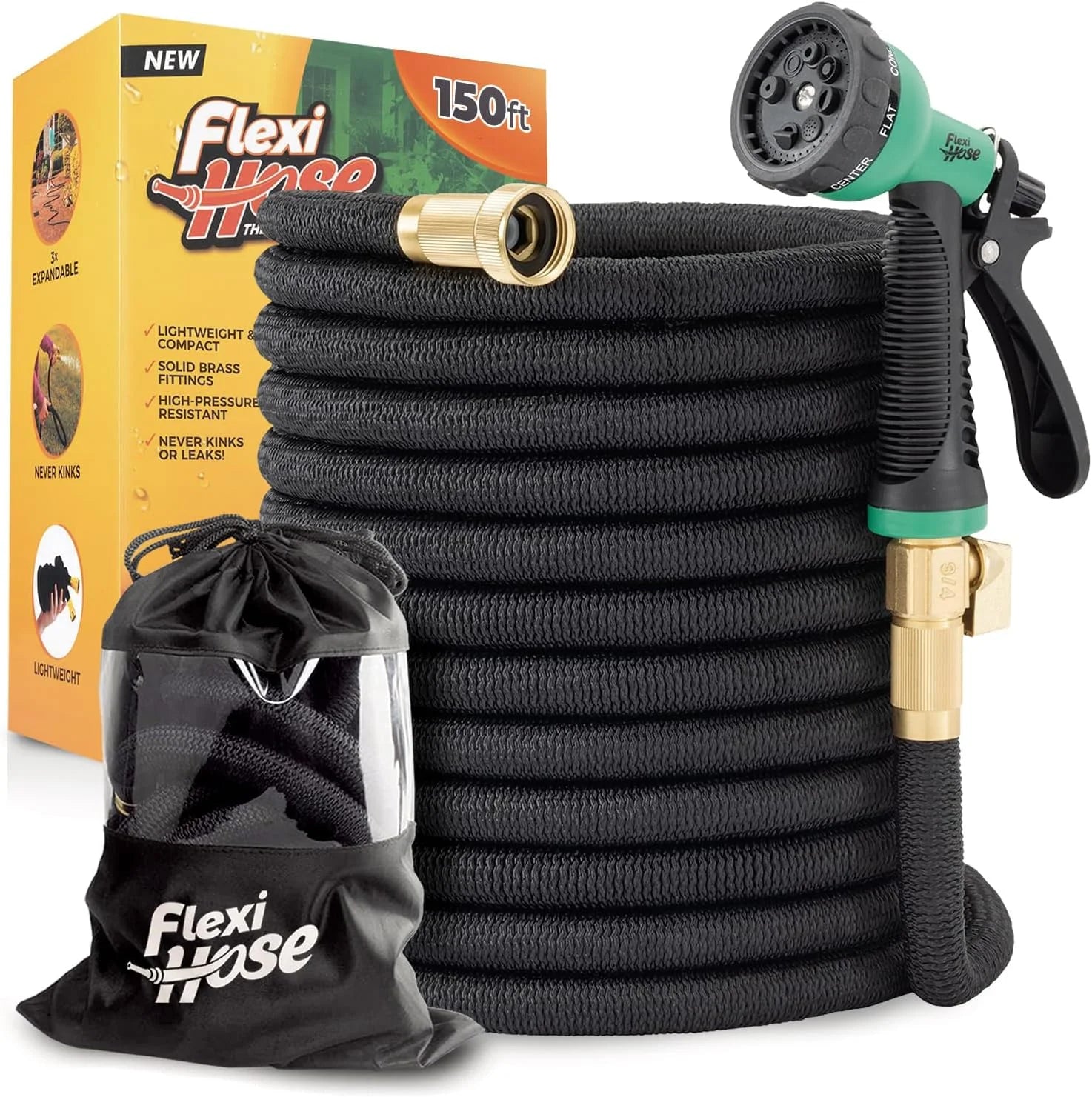 Special Hose Plus Expandable Garden Hose with 8 Function Nozzle, 100FT, Lightweight Retractable Garden Hose - Image 4